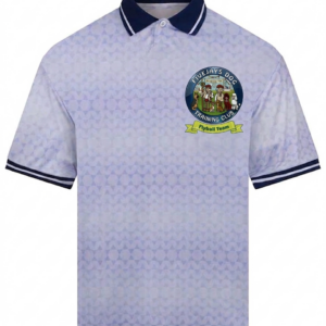 Fivejays Dog Training Club: Official Flyball Team Sports Jersey - White/Navy - Unisex