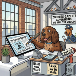 The Zoomies Gazette Advertising