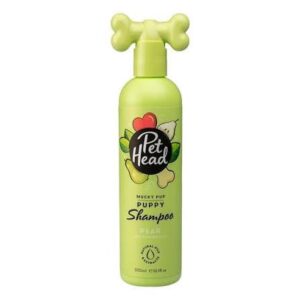 Pet Head Mucky Pup Puppy Shampoo for Dogs with Pear and Chamomile 300ml Bottle