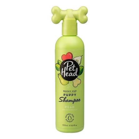 Pet Head Mucky Pup Puppy Shampoo for Dogs with Pear and Chamomile 300ml Bottle