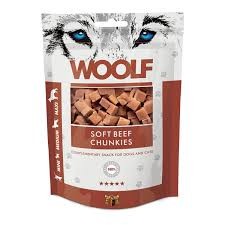 Woolf Beef Chunkies Dog Treats 100g