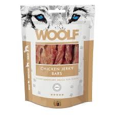 Woolf Chicken Jerky Bars 100g