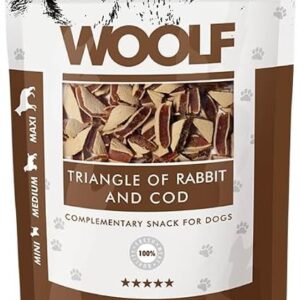 Woolf Rabbit And Cod Triangle 100g