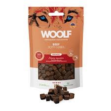 Woolf Soft Cubes Beef Dog Treats 100g