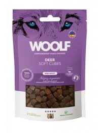 Woolf Soft Cubes Deer Dog Treats 100g