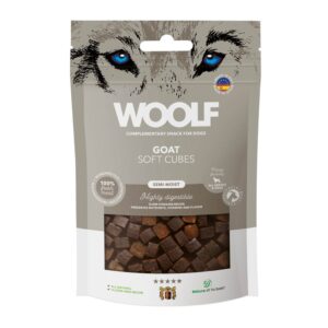 Woolf Soft Cubes Goat Dog Treats 100g