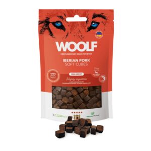 Woolf Soft Cubes Iberian Pork Dog Treats 100g