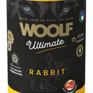 WOOLF Ultimate Wet Food Can - Rabbit With Tomato