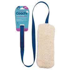 Coachi Chase & Crinkle Navy, Coral & Faux Lambswool