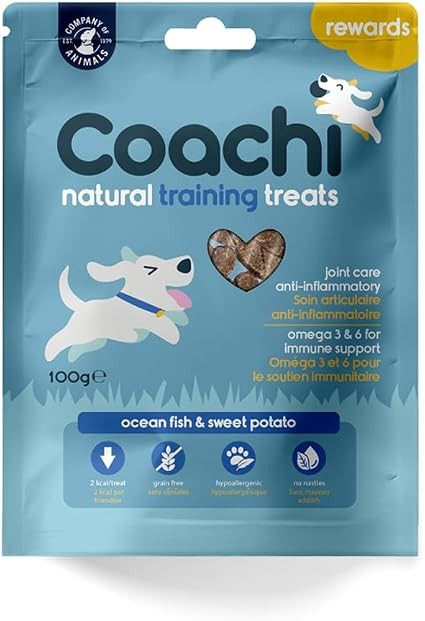 Coachi Natural Training Treats Ocean Fish 100g