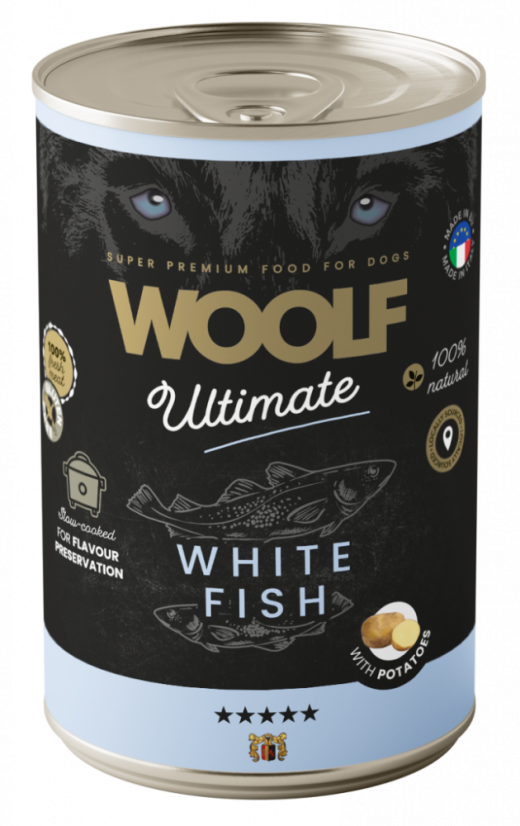 WOOLF Ultimate Wet Food Can - White Fish With Potato