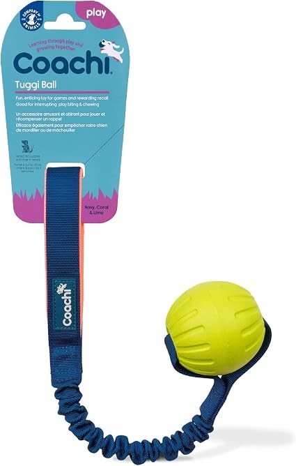 Coachi Tuggi Ball Navy, Coral & Lime