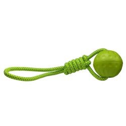 AQUADOG BALL&ROPE GREEN MED