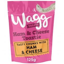 Wagg Ham With Cheese Toastie Treats 125g