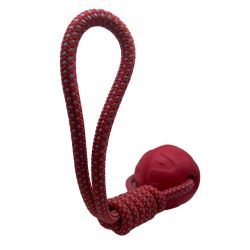 AQUADOG BALL&ROPE RED LGE