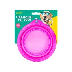 KD COLLASP PET BOWL&CLIP 18CM